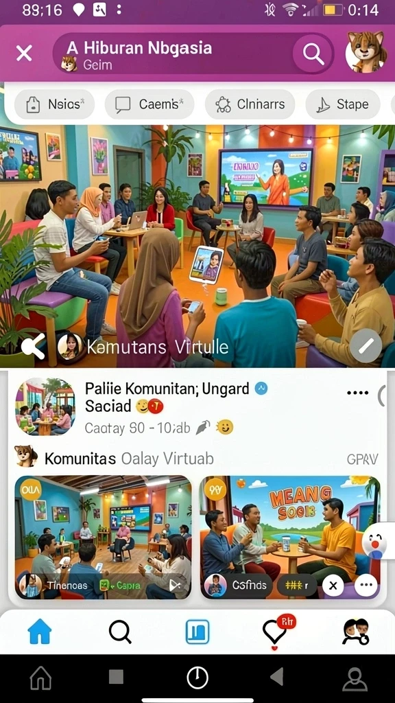 898a - Karakter utama yang siap beraksi dalam petualangan.