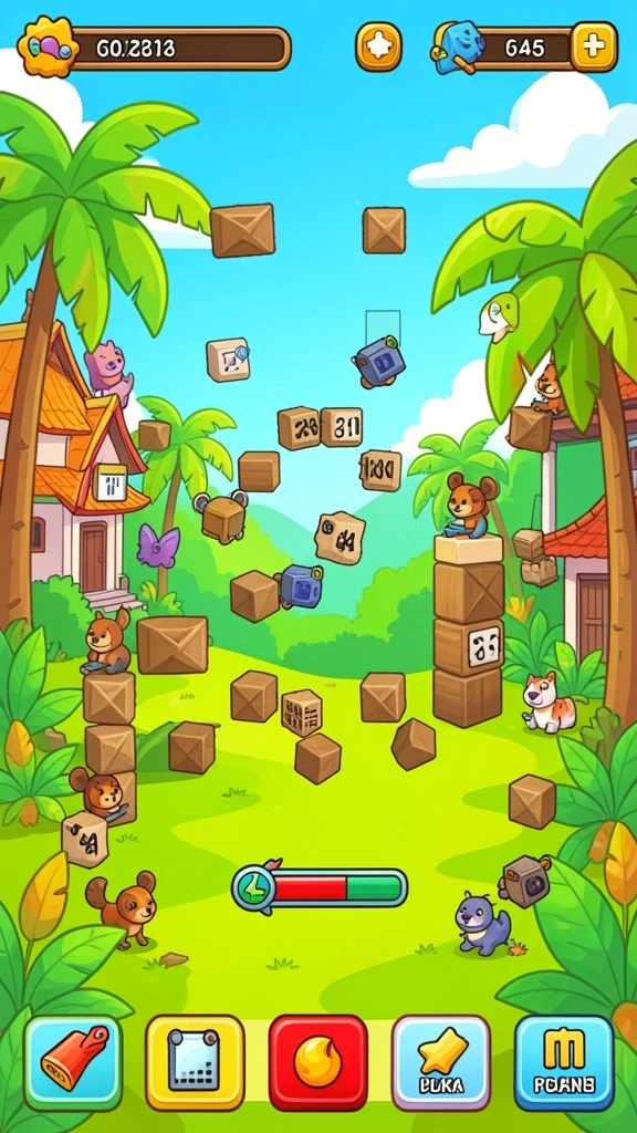 dmd686 - Screenshot menampilkan level menantang dengan grafik menarik.