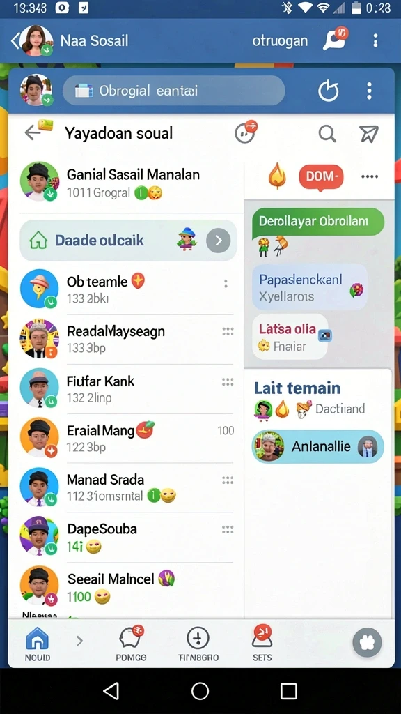 garitoto - Grafis yang kaya akan detail dan warna cerah.